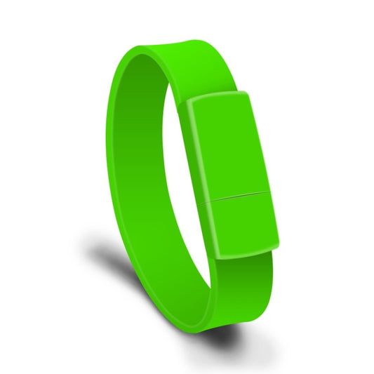 MicroDrive 4GB USB 2.0 Fashion Bracelet Wristband U Disk (Green) - Computer & Networking by MicroDrive | Online Shopping UK | buy2fix