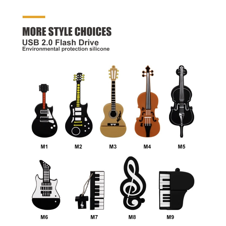MicroDrive 4GB USB 2.0 Music Note U Disk - USB Flash Drives by MicroDrive | Online Shopping UK | buy2fix