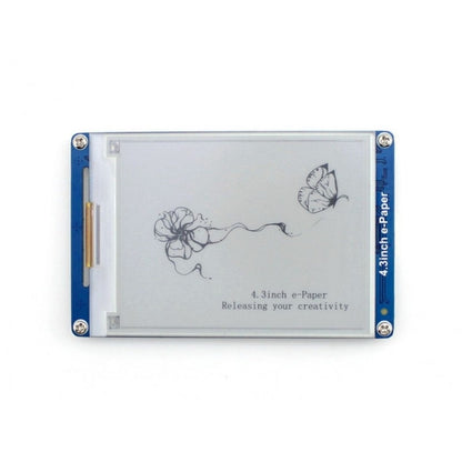 Waveshare 4.3 inch 800x600 Pixel Serial Interface Electronic Paper Display UART Module - Modules Expansions Accessories by Waveshare | Online Shopping UK | buy2fix